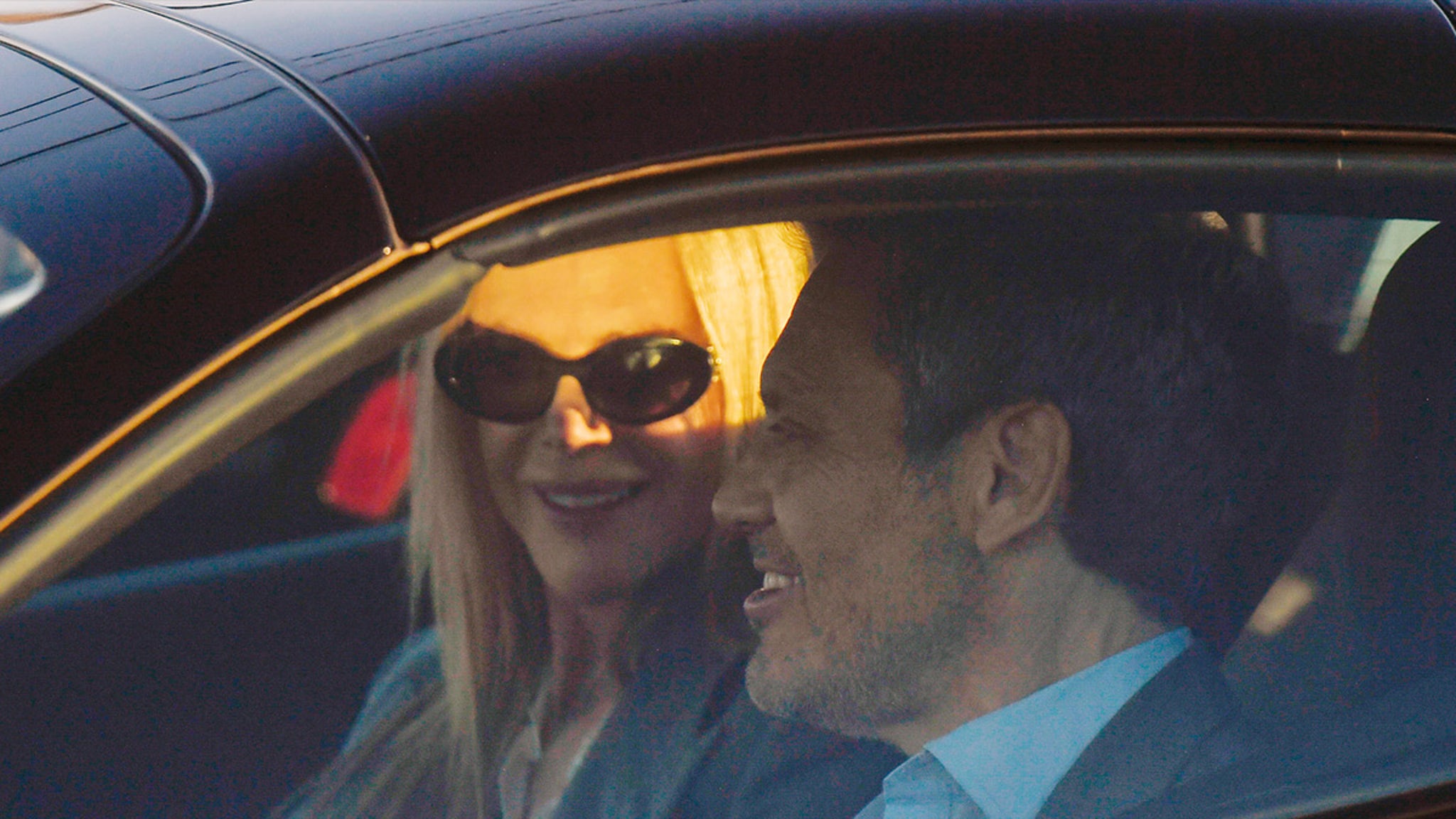 Nicole Kidman Picked Up by Rumored Boyfriend Michael Reinstein at Burbank Airport