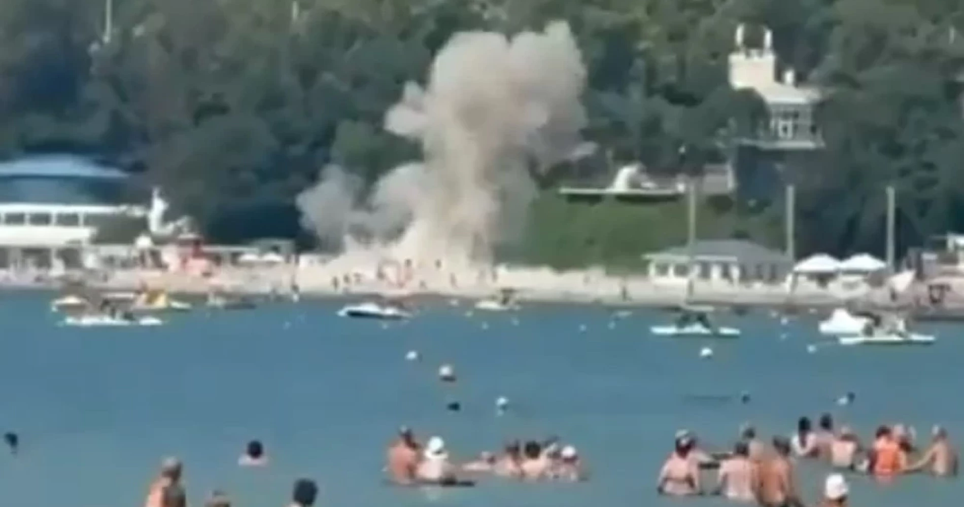 Downed Drone Kills Six People on Crowded Beach in Arhipo-Osipovka