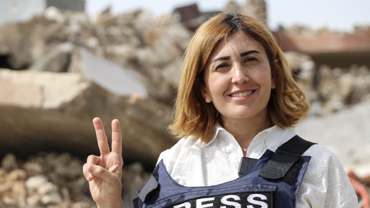 Amal Khalil, a veteran correspondent for the daily newspaper Al-Akhbar, in the southern Lebanese border village of Jebbayn
