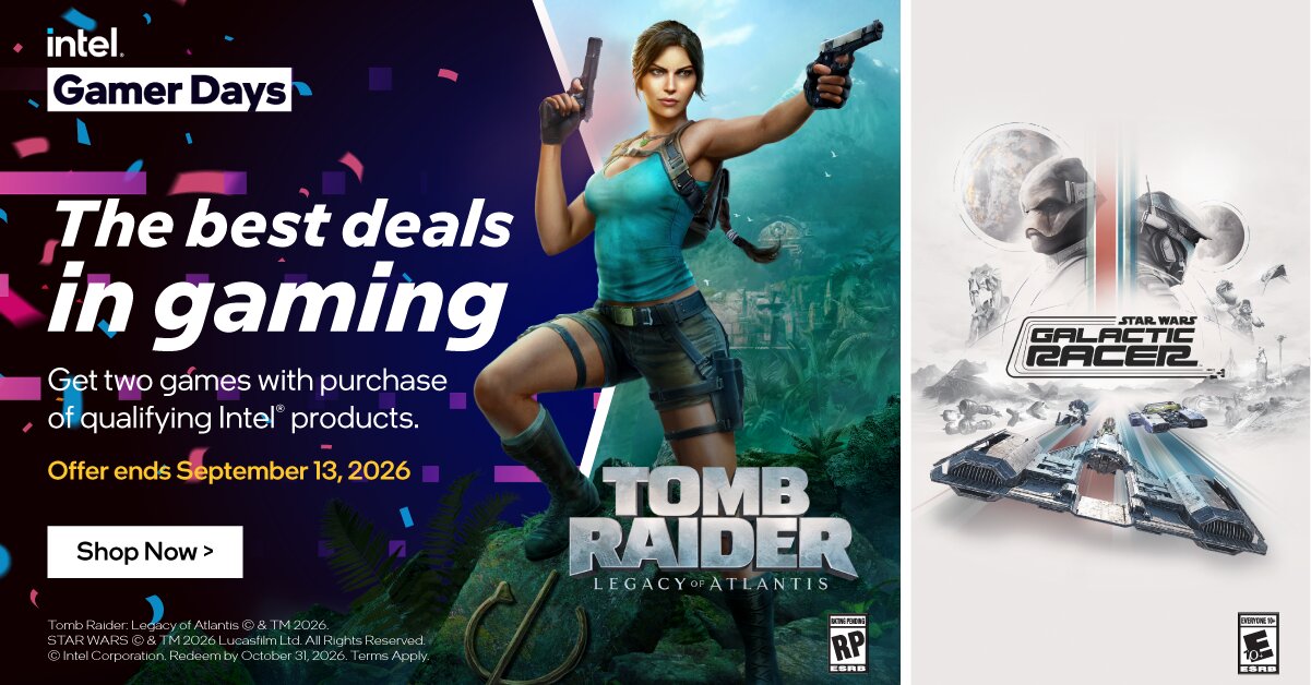 Intel Gamer Days 2026 Launches With Asus Laptop Discounts