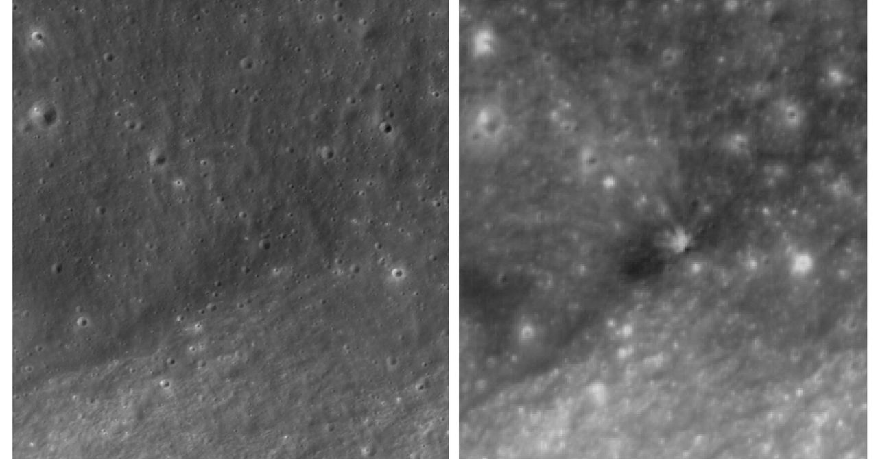 SpaceX Falcon 9 Rocket Stage Slams Into Moon and Creates New Crater