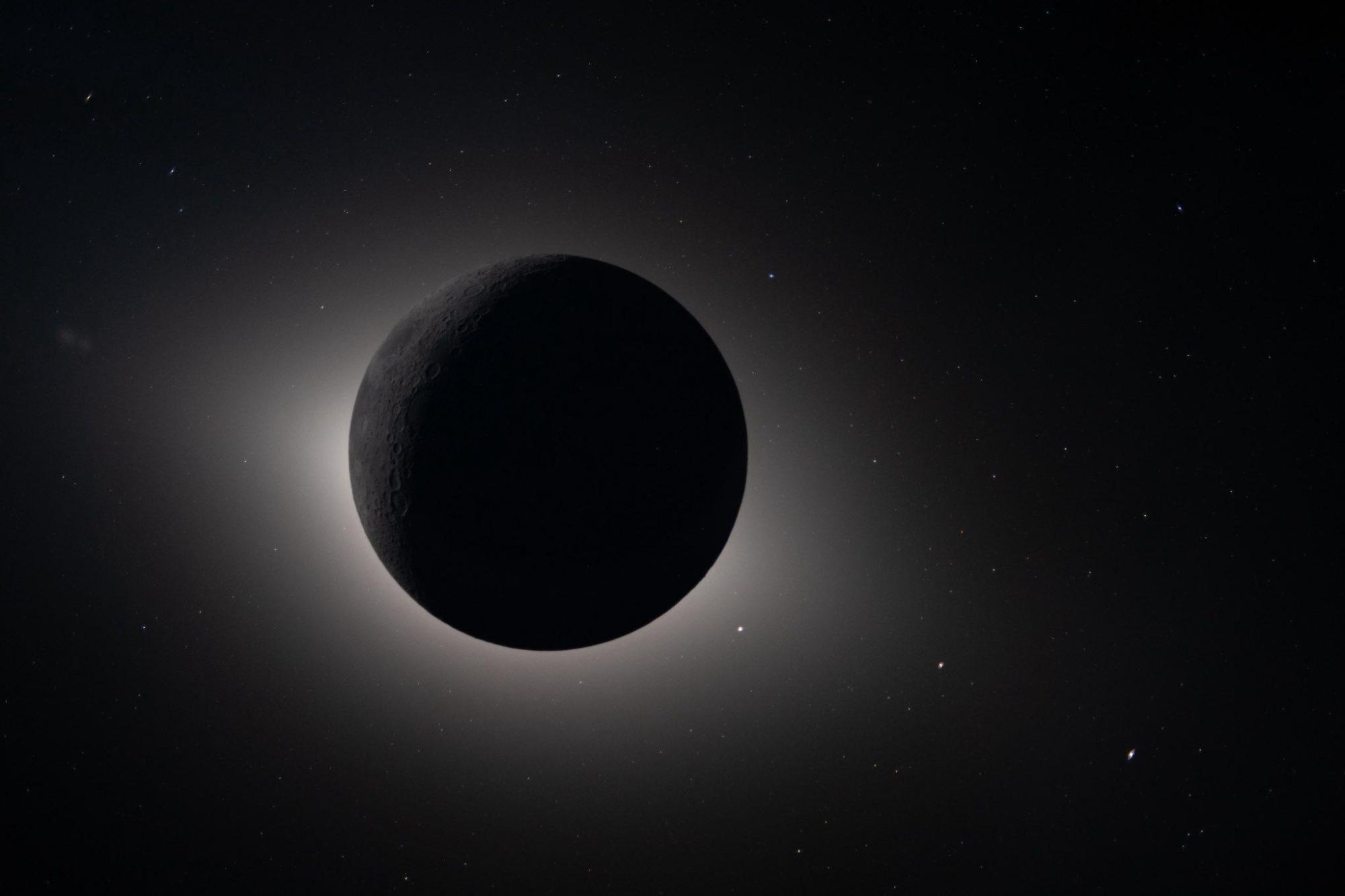 The Moon eclipsing the Sun