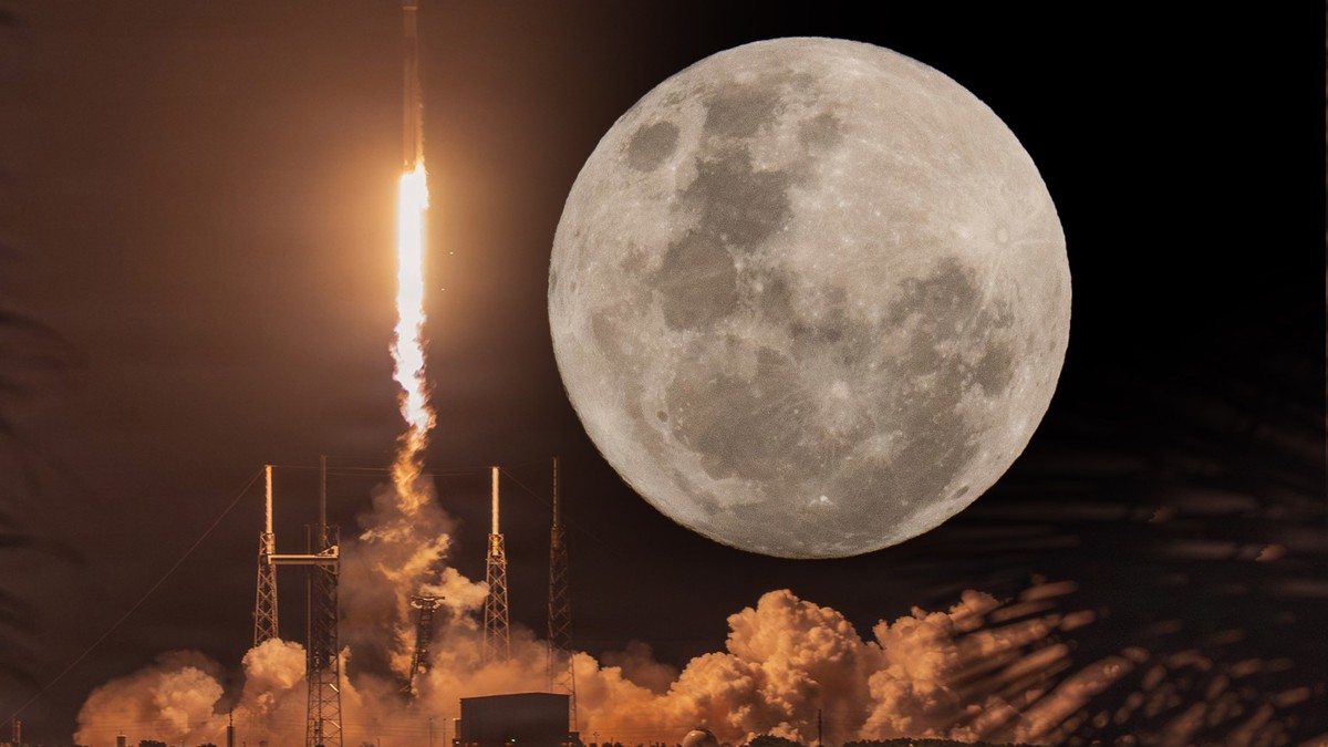 SpaceX Falcon 9 Rocket Part Strikes Moon Near Einstein Crater