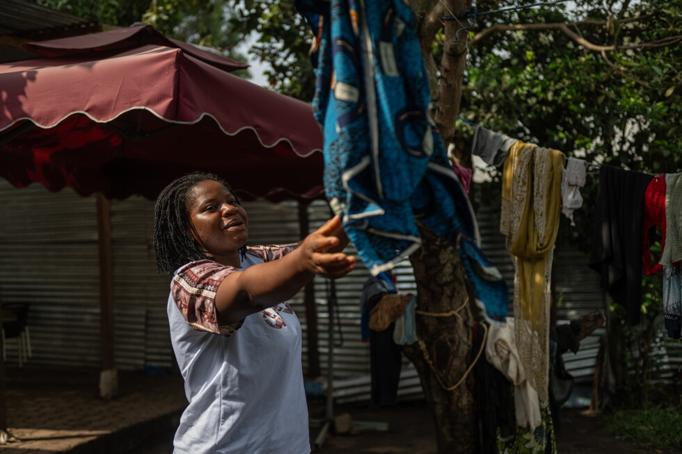 Esther Lutula, a 26 year-old woman who is four months pregnant and a mother of four who stopped going for prenatal checkups