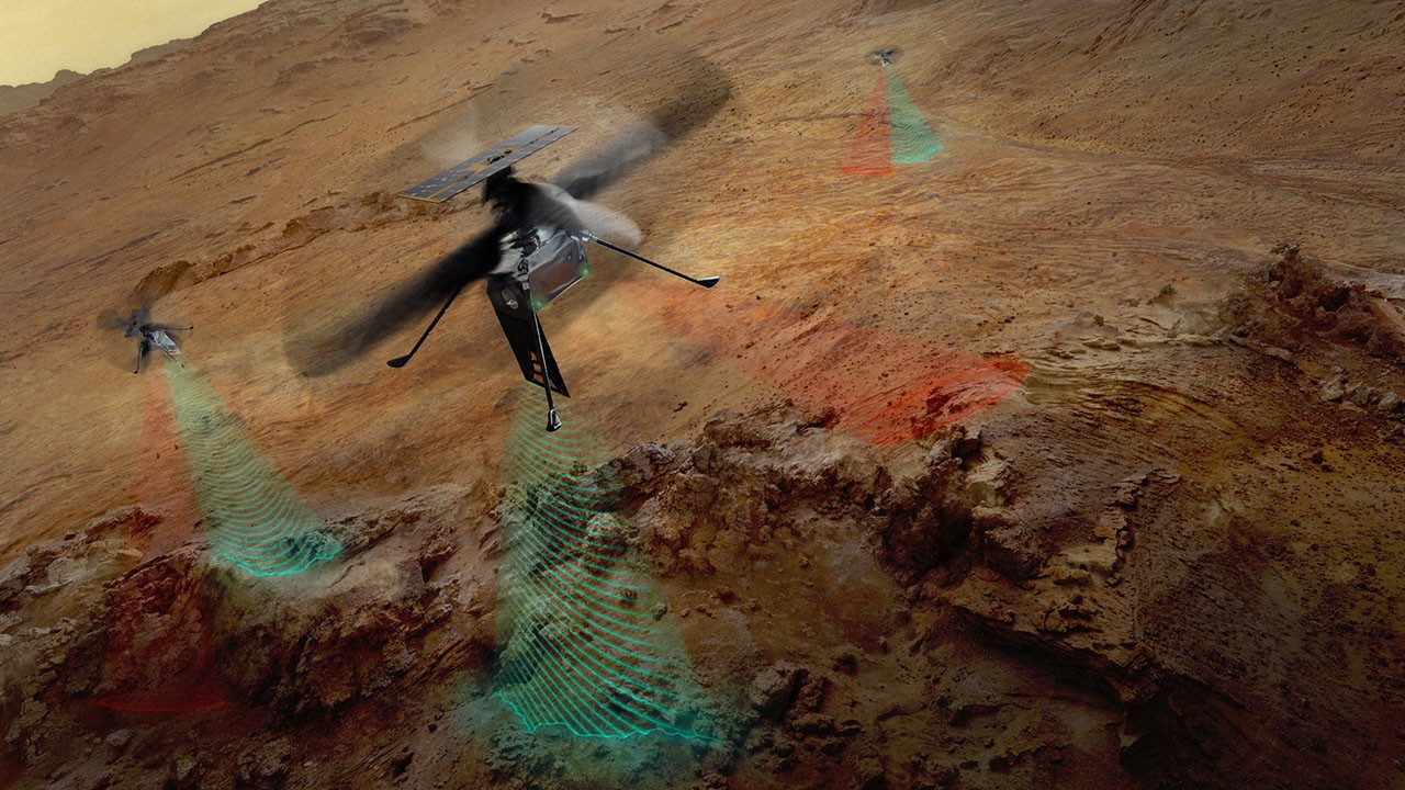 NASA Tests Featherweight Radar Antenna for SkyFall Mars Helicopters