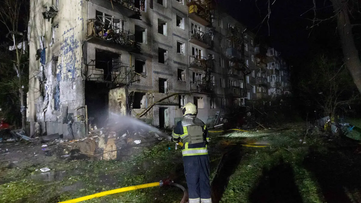 Kyiv Missile Attack Kills Nine Amid Massive Russian Bombardment
